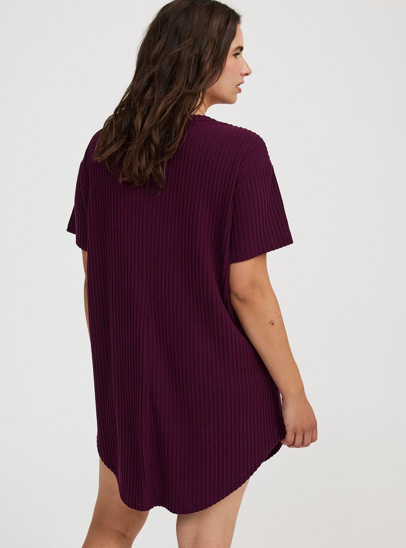 Super Soft Plush Rib Lounge Tunic
