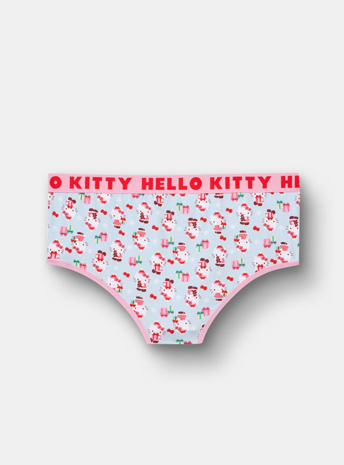 Hello Kitty Christmas Mid-Rise Cotton Cheeky Panty