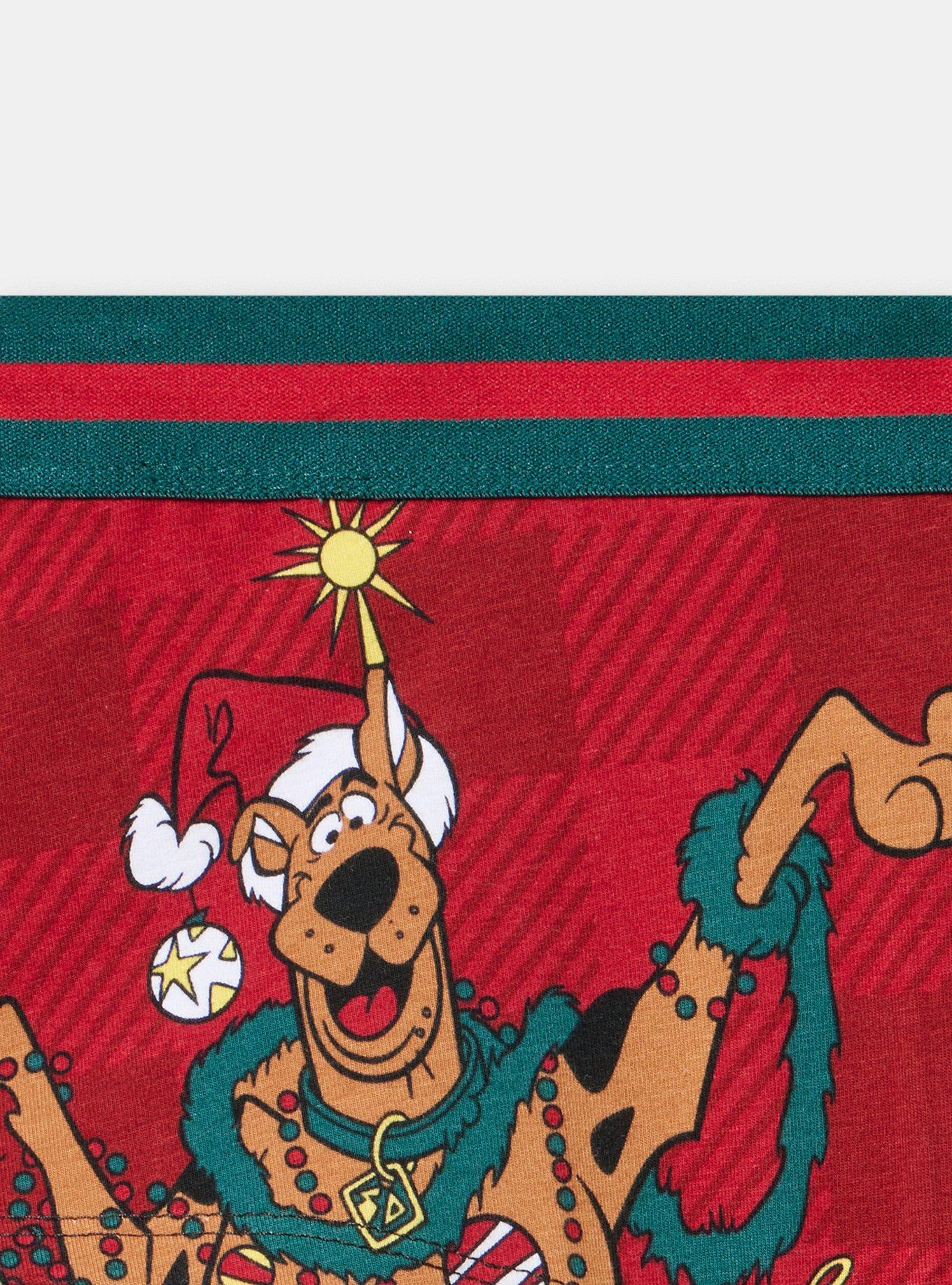 Scooby Doo Christmas Mid-Rise Cotton Boyshort Panty