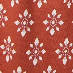 Mini Peasant-Sleeve Dress, STAR MEDALLION BIRCH, swatch