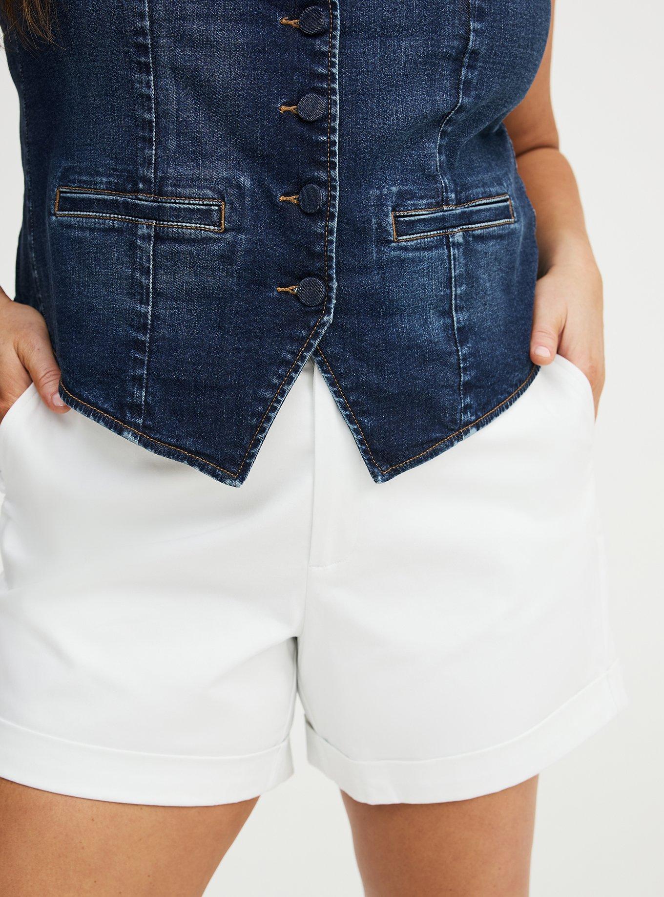 Denim Tailored Vest, CAZIMI, alternate