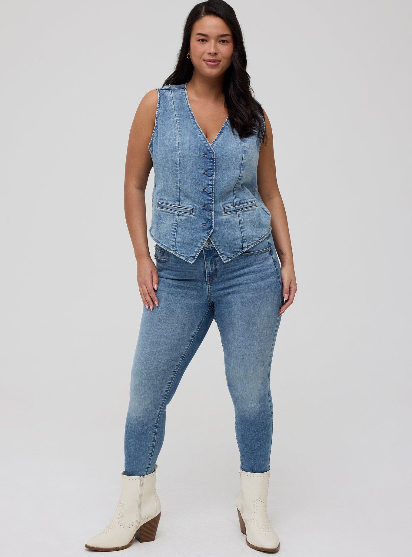 Denim Tailored Vest, MIDHEAVEN, alternate