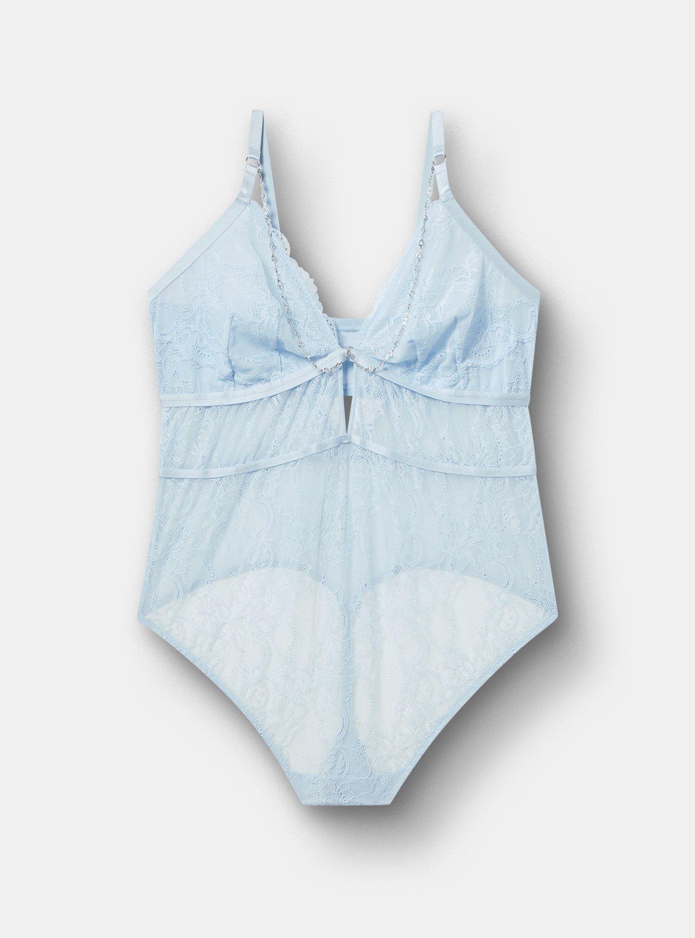 Jewelry Strappy Lace Bodysuit