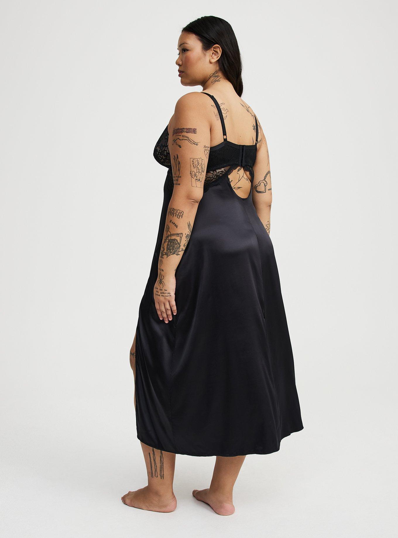 Jewelry Strappy Plunge Maxi Dress