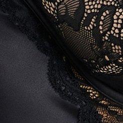 Jewelry Strappy Plunge Maxi Dress, RICH BLACK, swatch