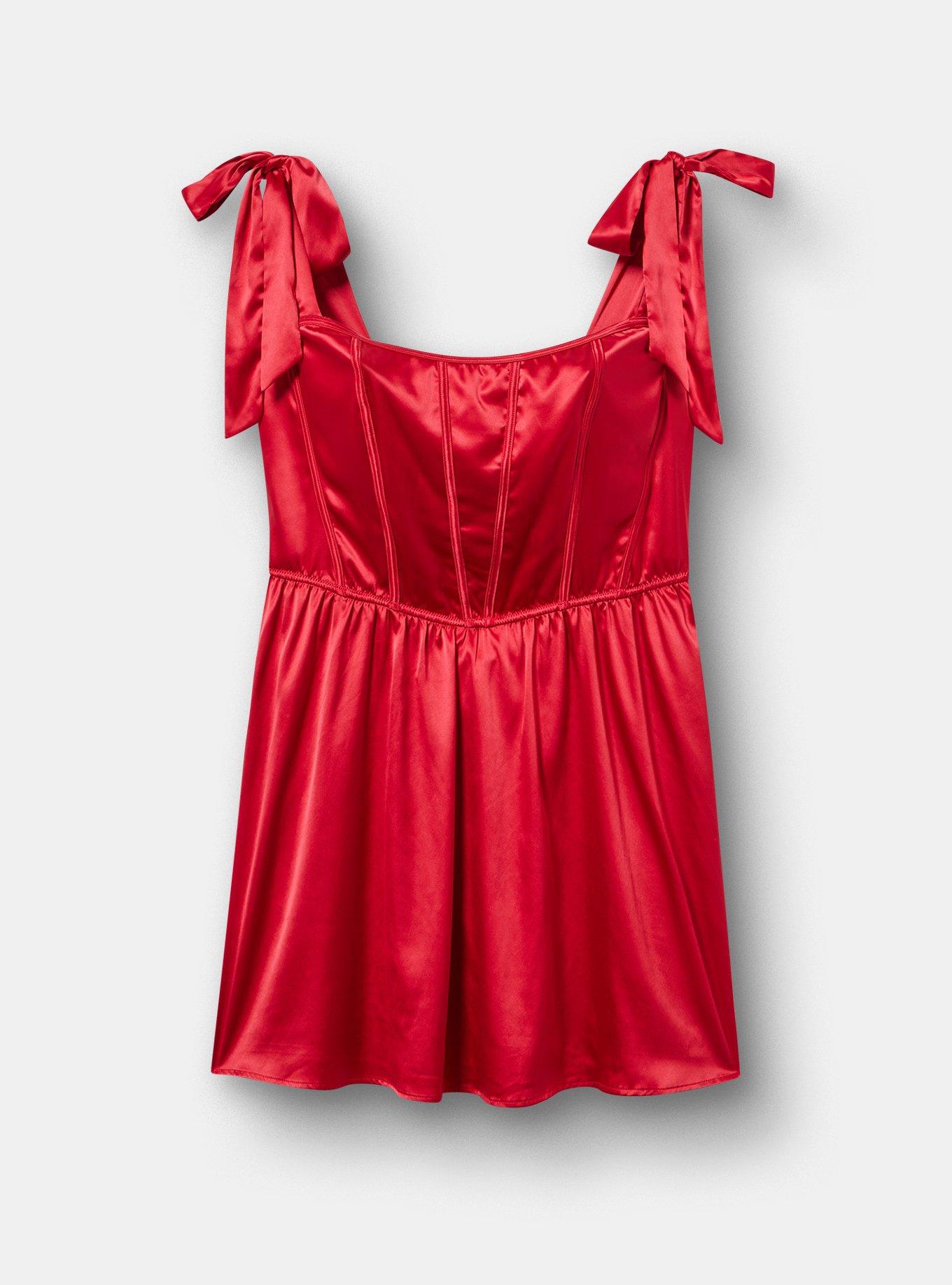 Lingerie Corset Side-Tie Dress