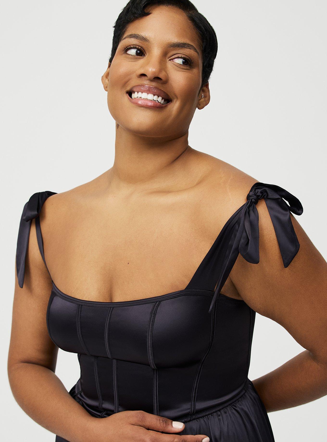 Lingerie Corset Side-Tie Dress