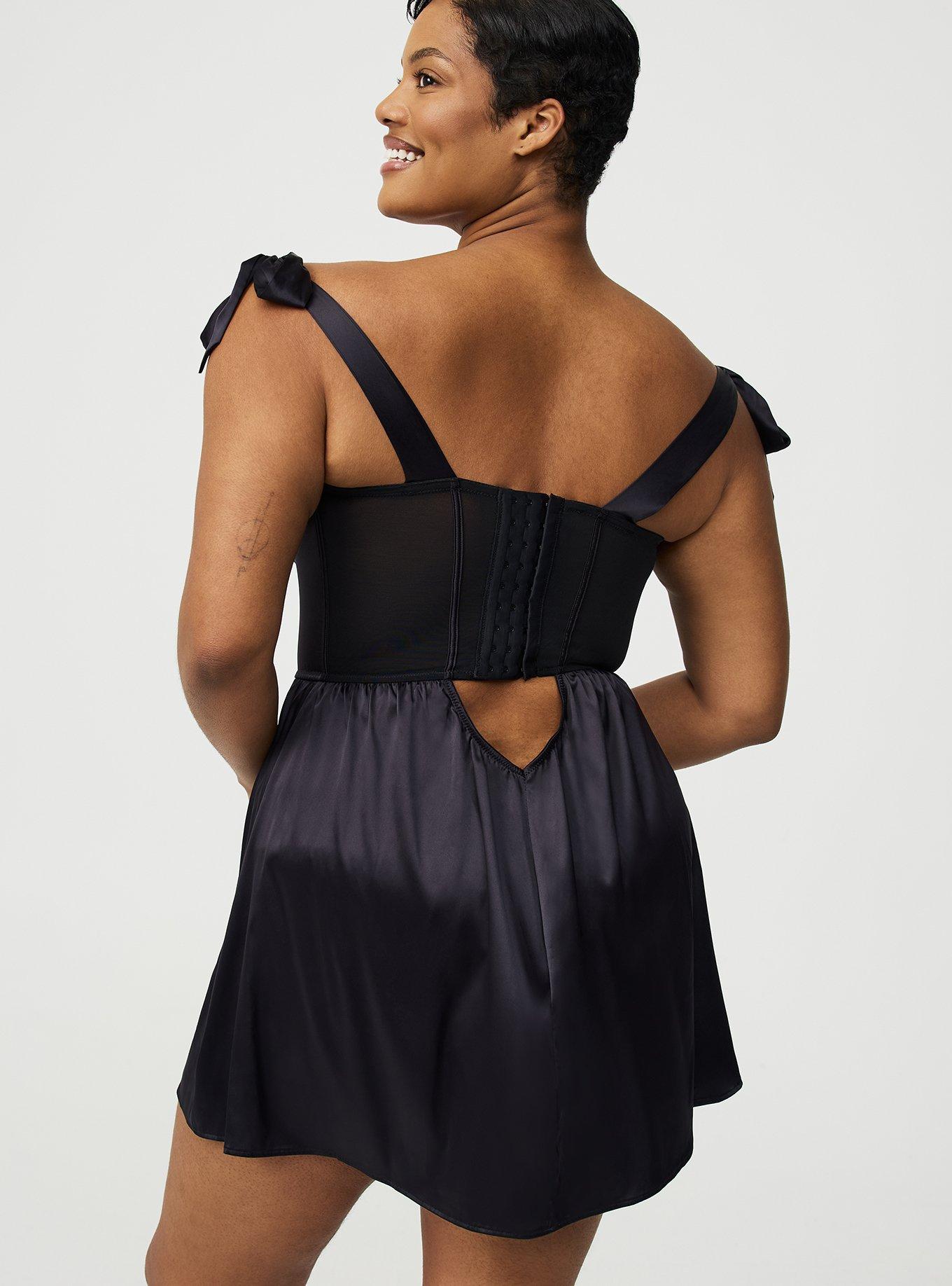 Lingerie Corset Side-Tie Dress