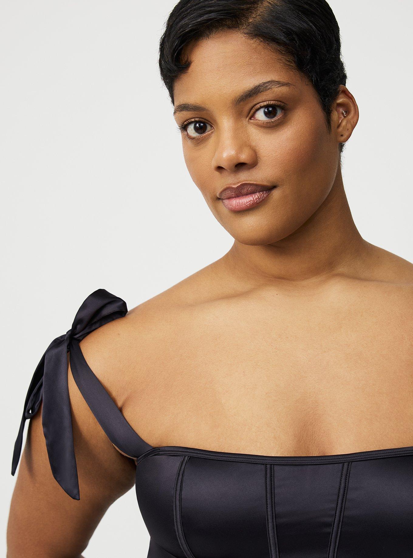 Lingerie Corset Side-Tie Dress