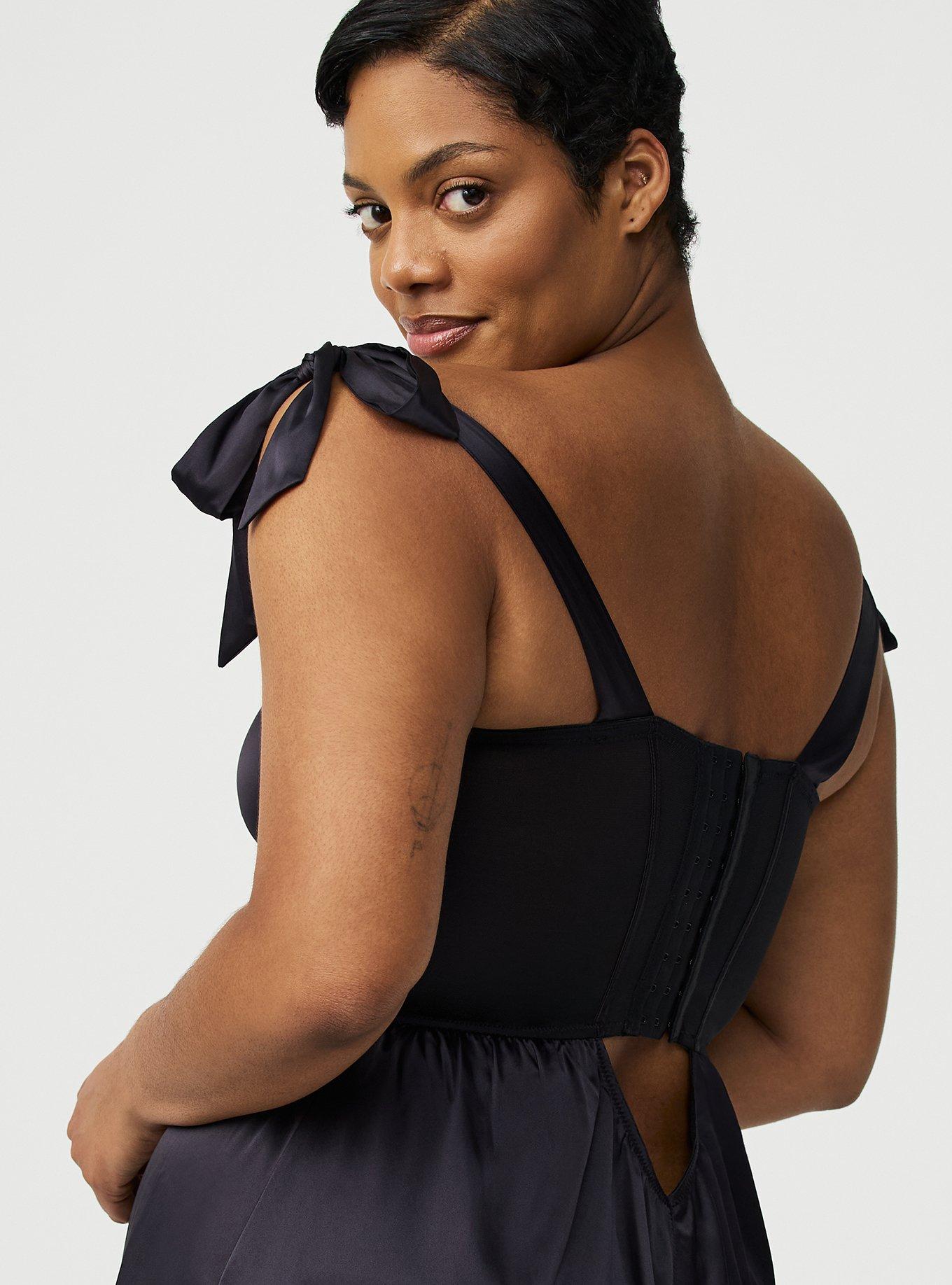 Lingerie Corset Side-Tie Dress