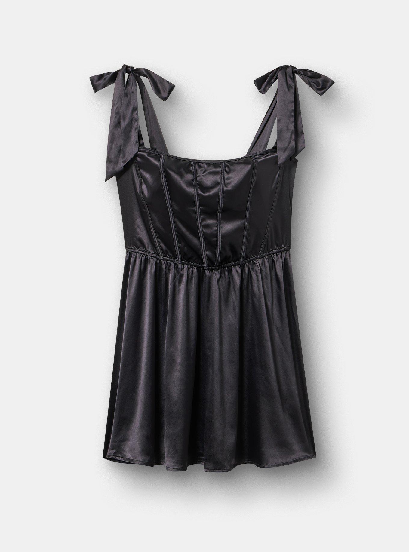 Lingerie Corset Side-Tie Dress