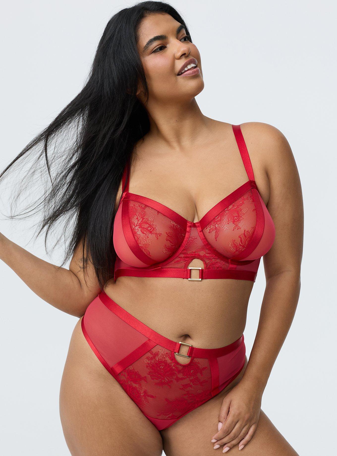 Mob Wife Strappy Underwire Lace Bra