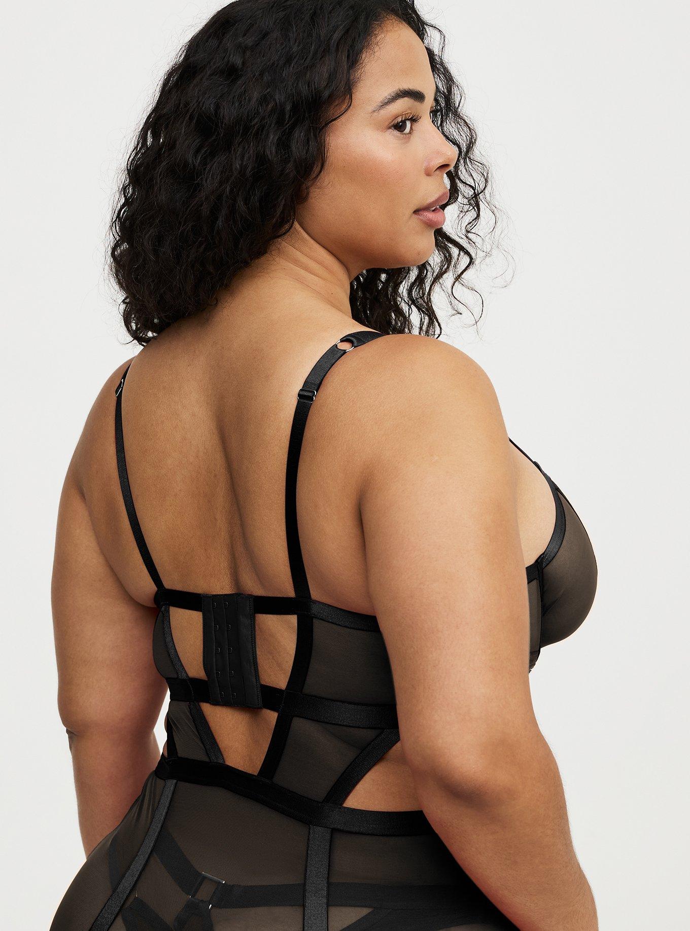 Mob Wife Strappy Underwire Lace Chemise