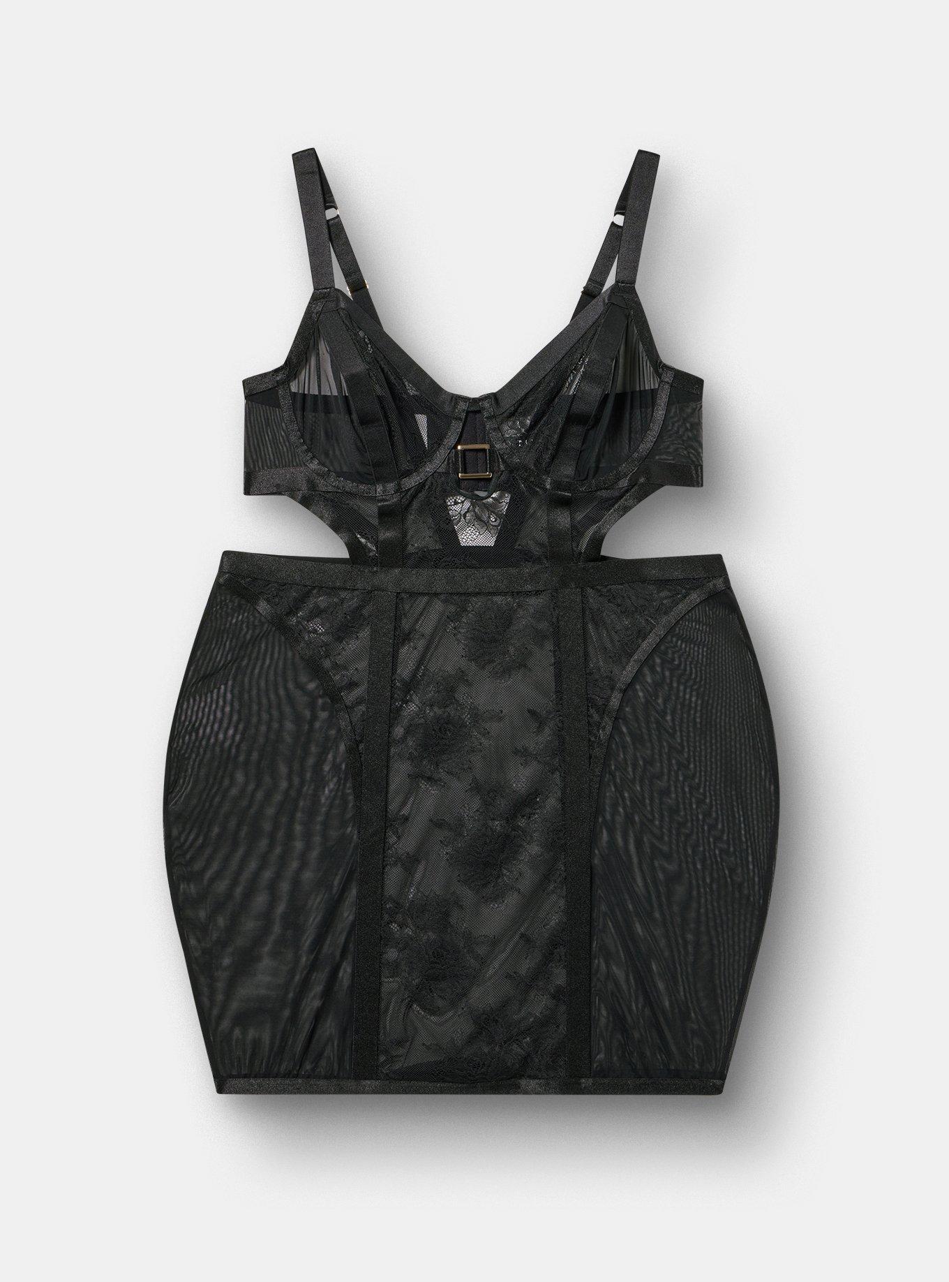 Mob Wife Strappy Underwire Lace Chemise