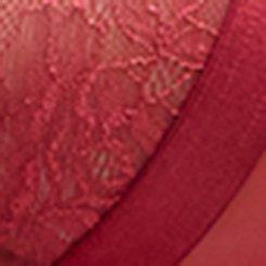 Mob Wife Strappy Underwire Chemise, GARNET, swatch