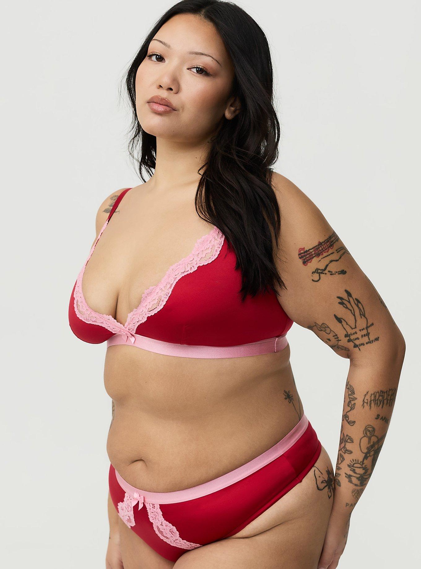 Glaze Mid-Rise Open Gusset Thong, JESTER RED, alternate