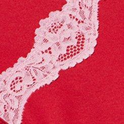 Glaze Mid-Rise Open Gusset Thong, JESTER RED, swatch