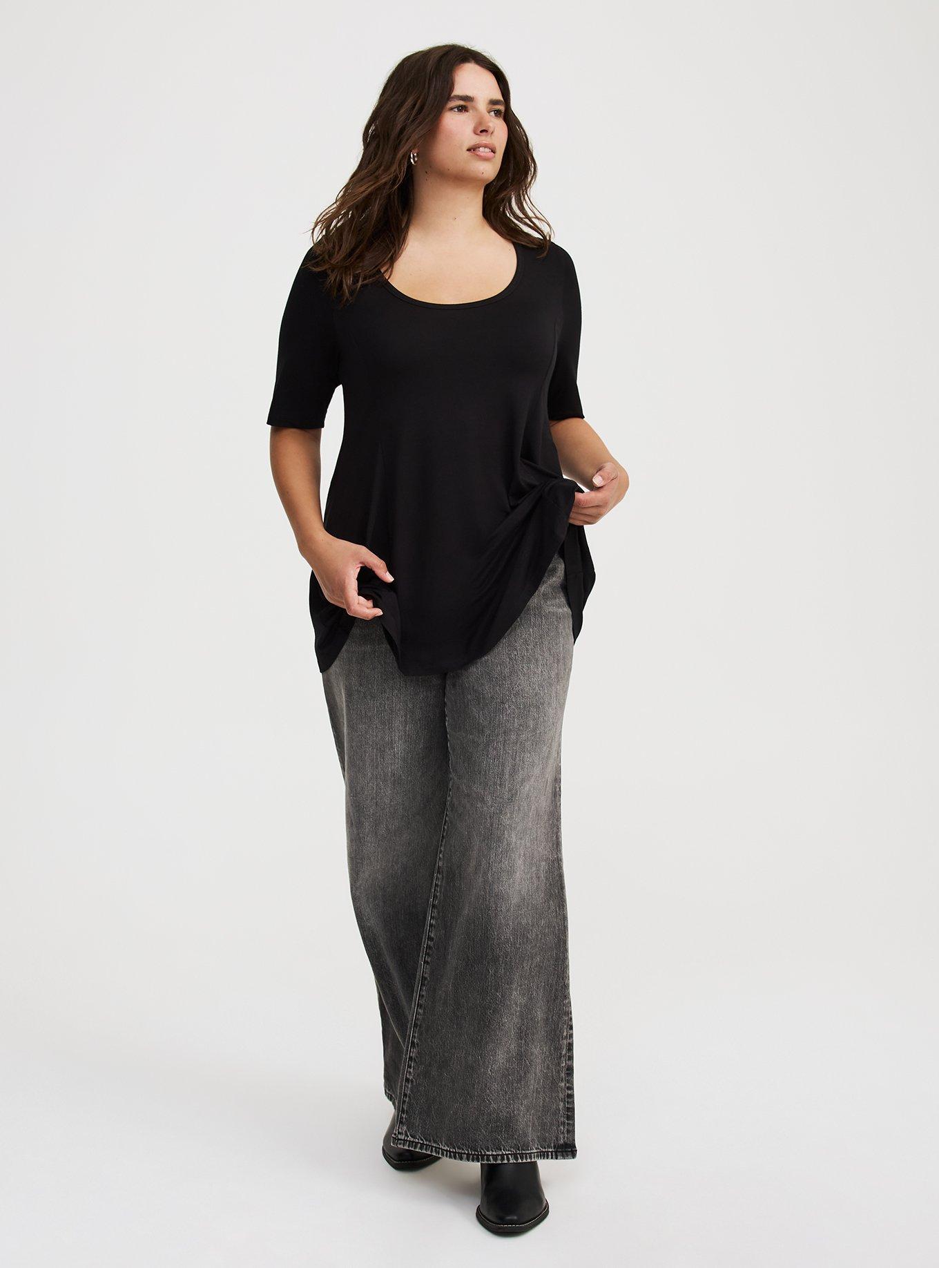 Super Soft Square Neck Fit & Flare Tunic