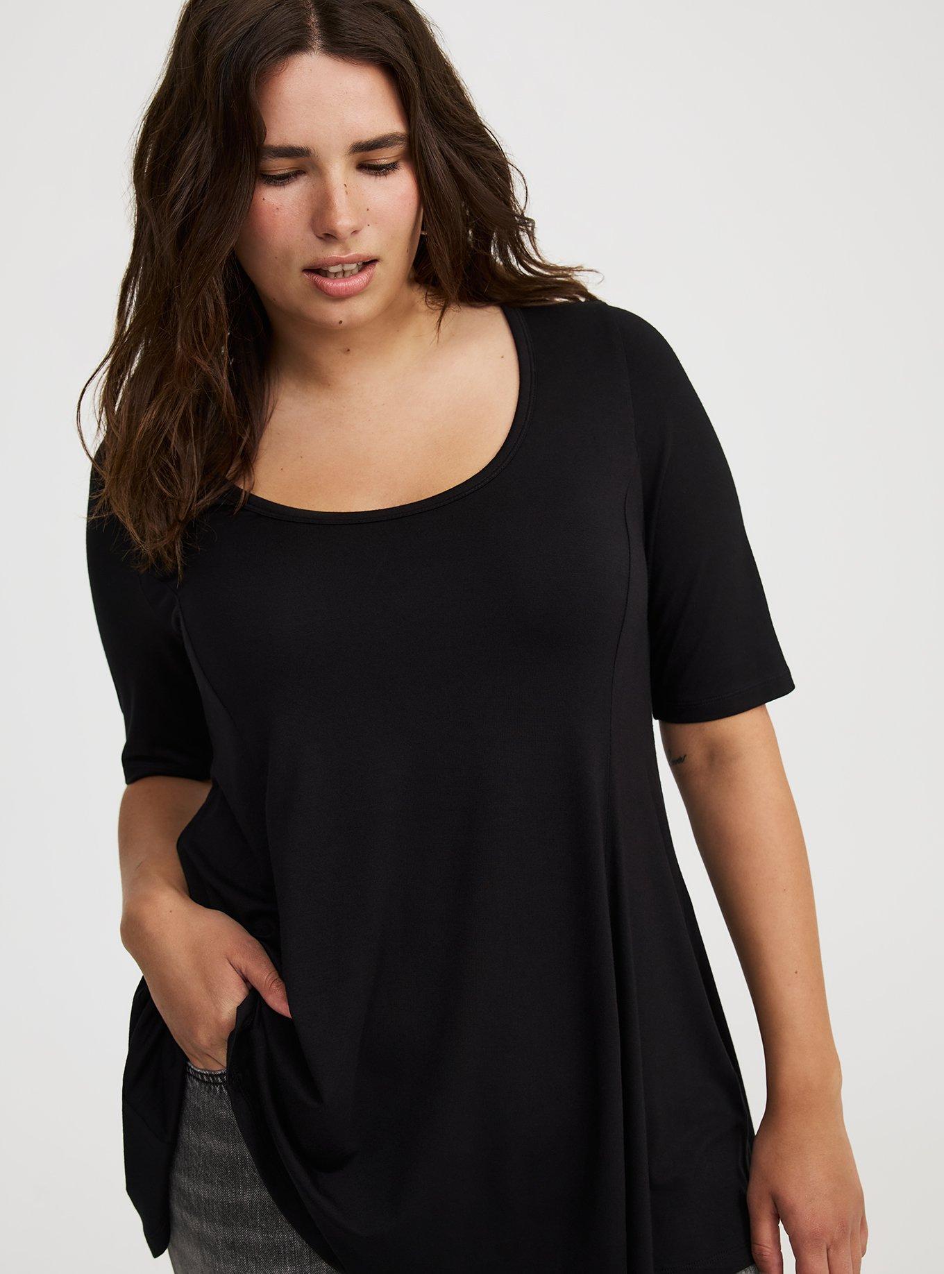 Super Soft Square Neck Fit & Flare Tunic