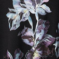 Plus Size Super Soft Scoop Fit & Flare Tunic, DREAMSCAPE FLORAL BLACK, swatch