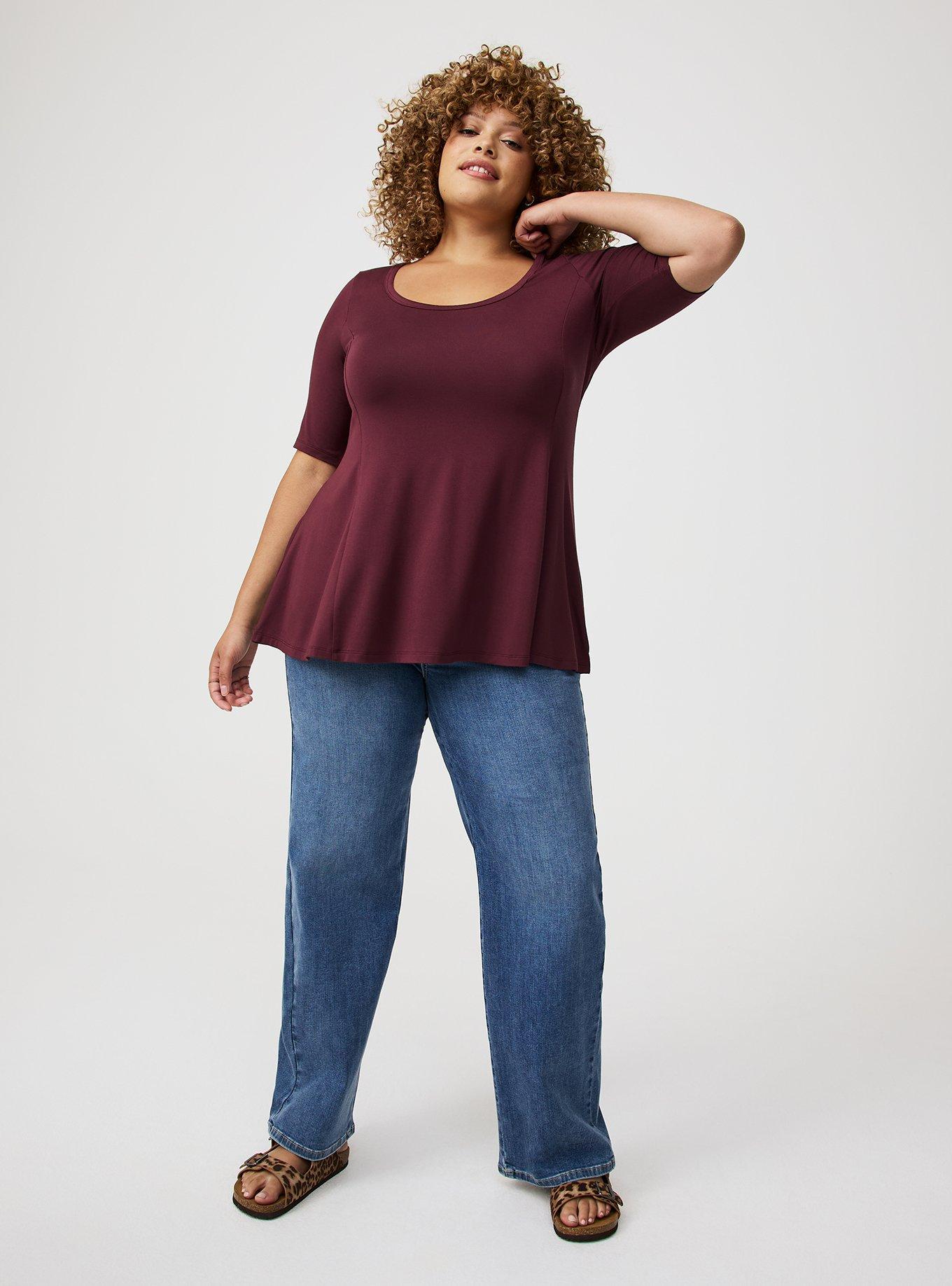 Super Soft Scoop Fit & Flare Tunic