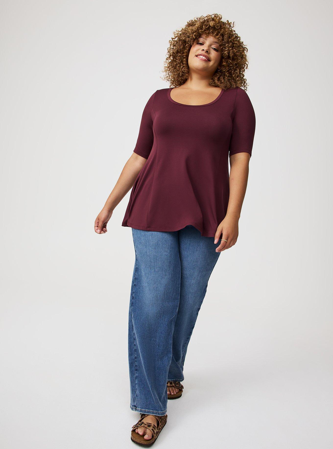 Super Soft Scoop Fit & Flare Tunic