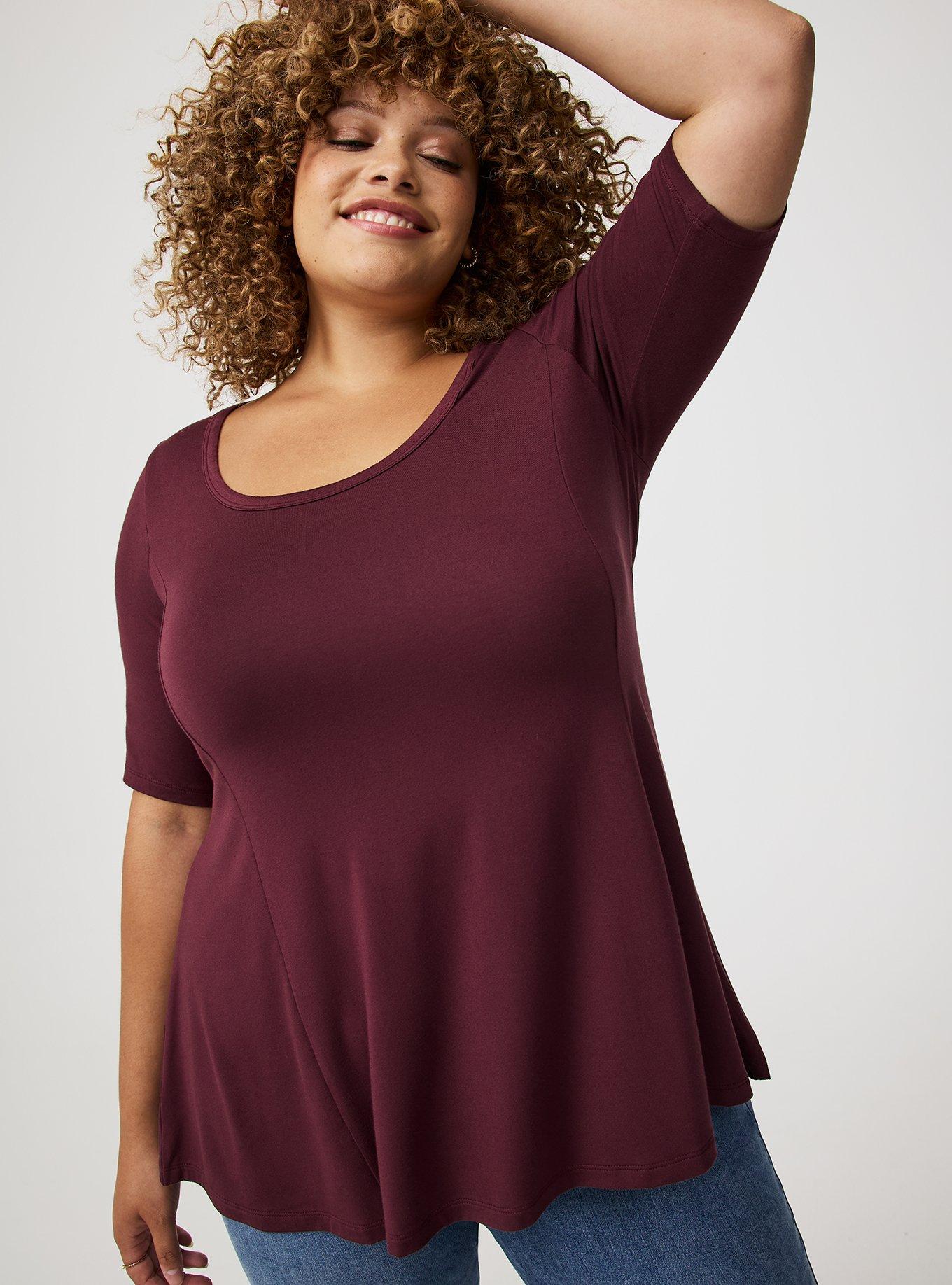 Super Soft Scoop Fit & Flare Tunic