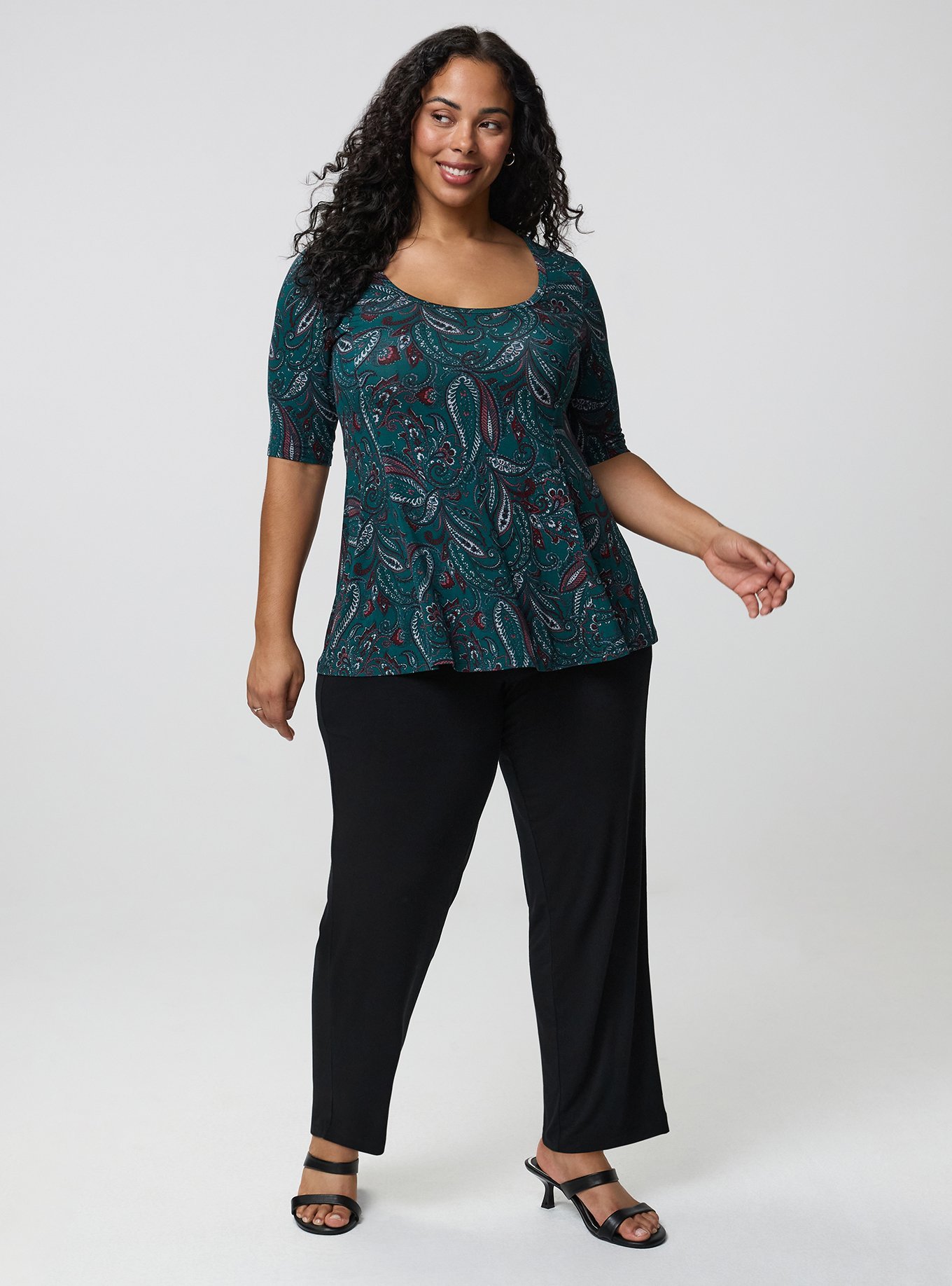 Plus Size - Super Soft Scoop Fit & Flare Tunic - Torrid