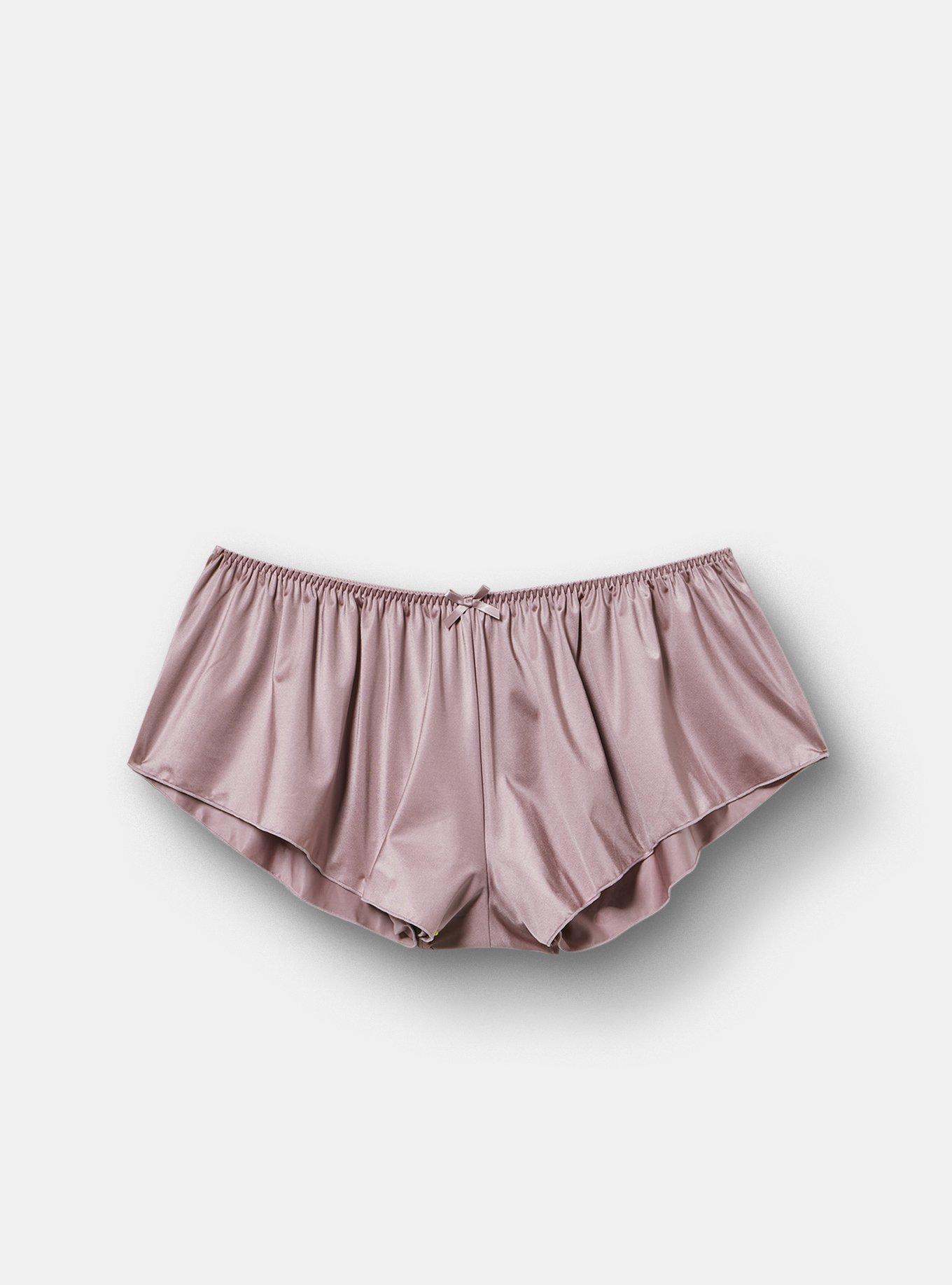 Shine High-Rise Ruffle Lingerie Short, TOADSTOOL, hi-res