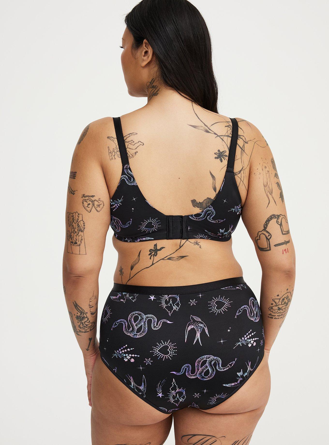 XO Plunge Push-Up Bra, GARDEN BLACK, alternate