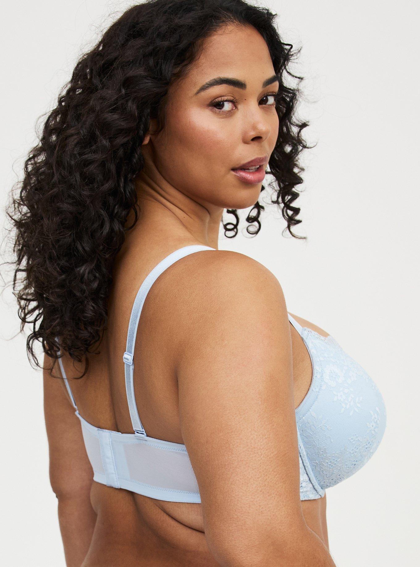 XO Plunge Push-Up Lace Bra, SKYWAY, alternate