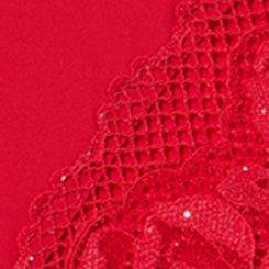 Plus Size Second Skin Sequin Mid-Rise Hipster Panty, JESTER RED, swatch