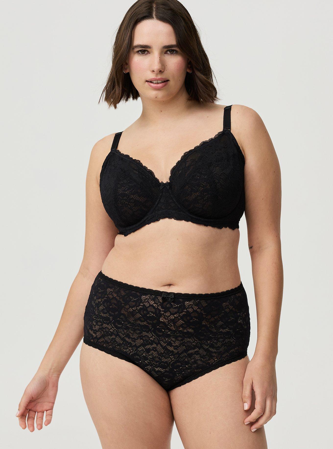 Super Soft Lace Mid-Rise Brief Panty