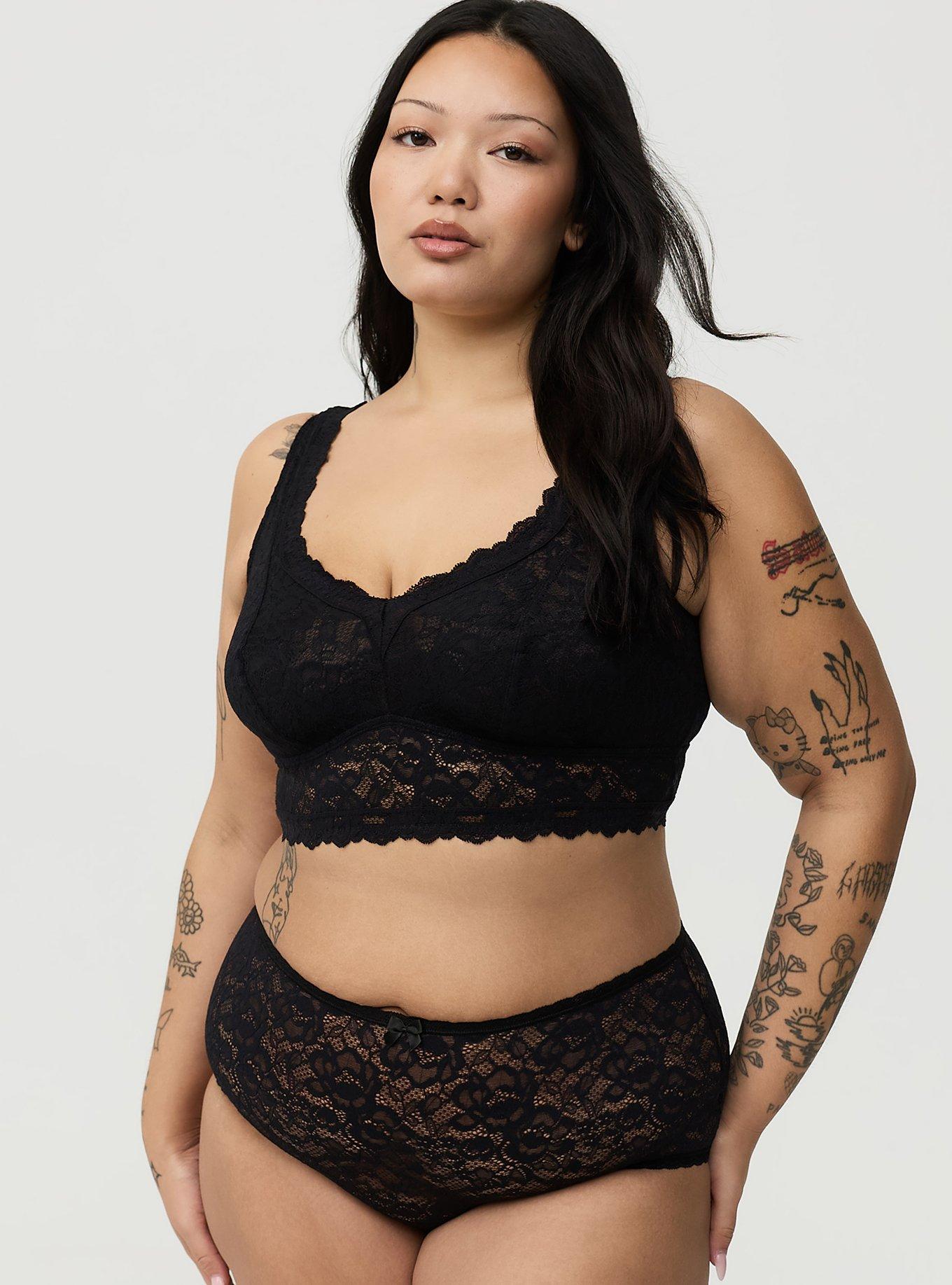 Super Soft Lace Mid-Rise Brief Panty