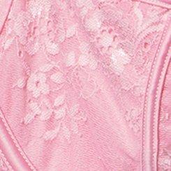 Plus Size Demure Longline Lace Underwire Bra, SEA PINK, swatch
