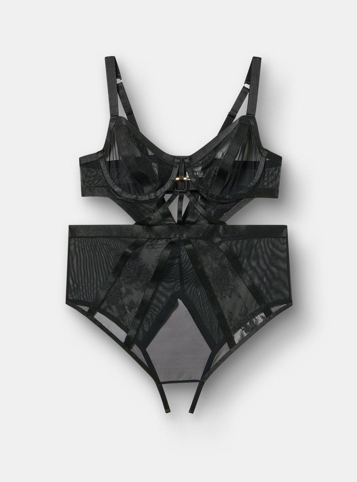 Mob Wife Strappy Underwire Lace Bodysuit