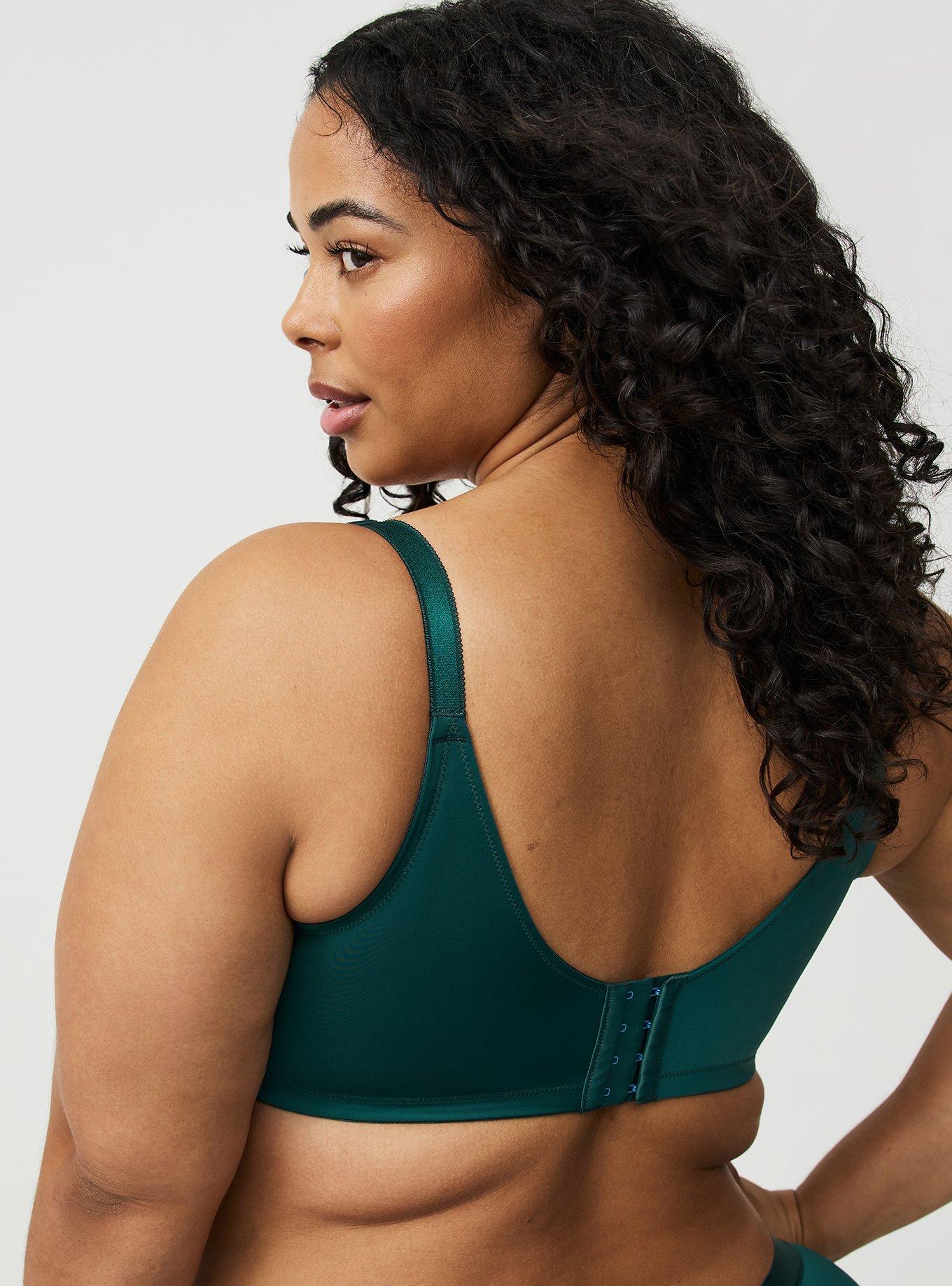 Full Coverage Unlined Lace Bra, JUNE BUG, alternate