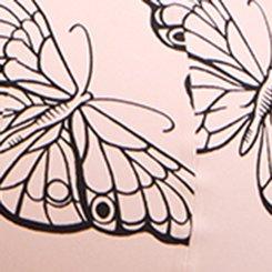 Wire-Free Lightly Lined Microfiber Bra, DELICATE BUTTERFLIES  ROSE, swatch