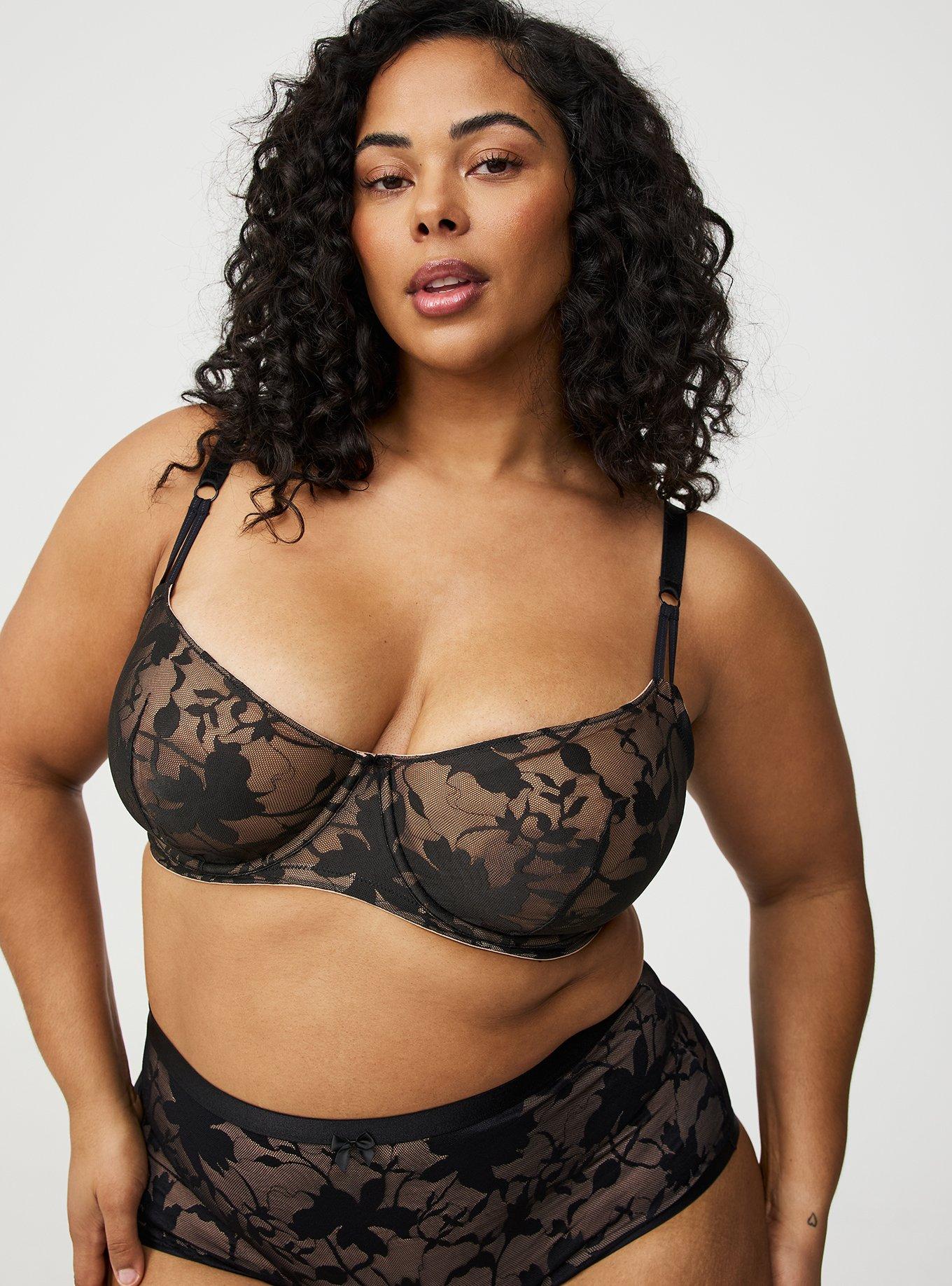 Unlined Balconette Lace Bra