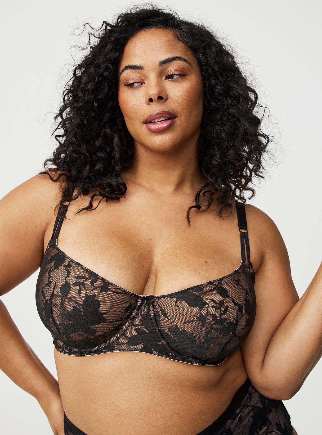 Unlined Balconette Lace Bra
