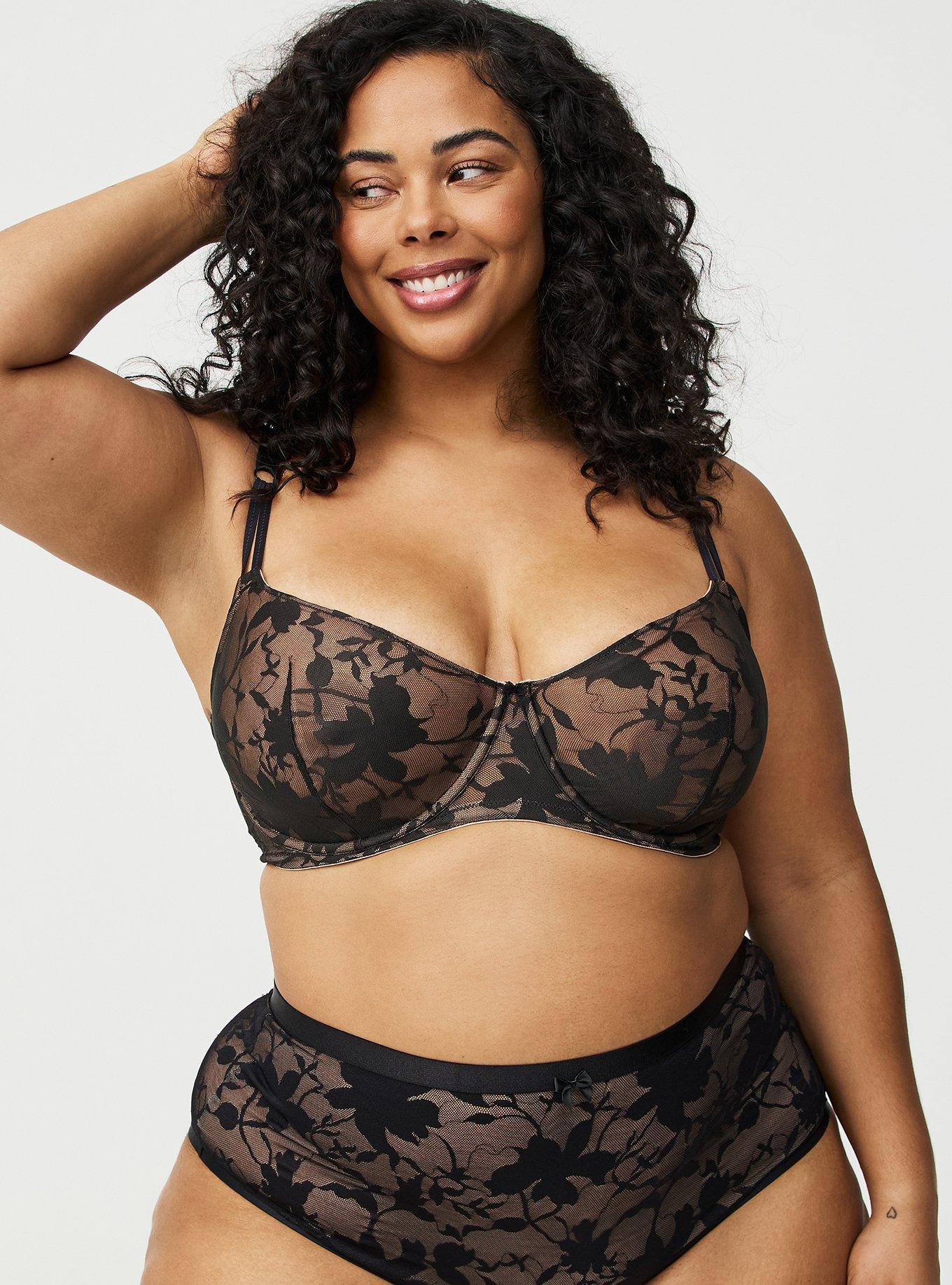 Unlined Balconette Lace Bra
