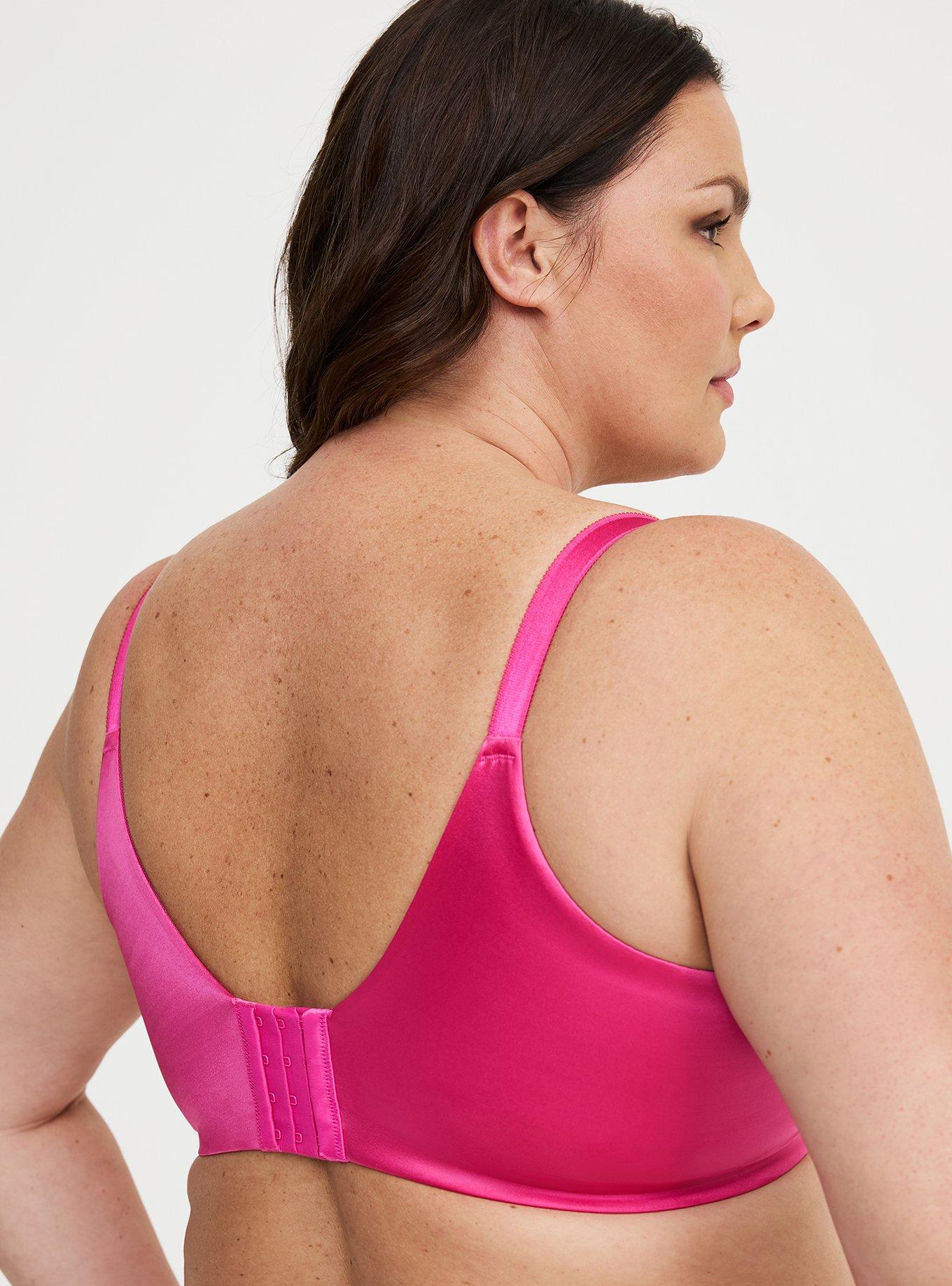 Perfect Coverage Push-Up Shine Bra, FUCHSIA FEDORA, alternate