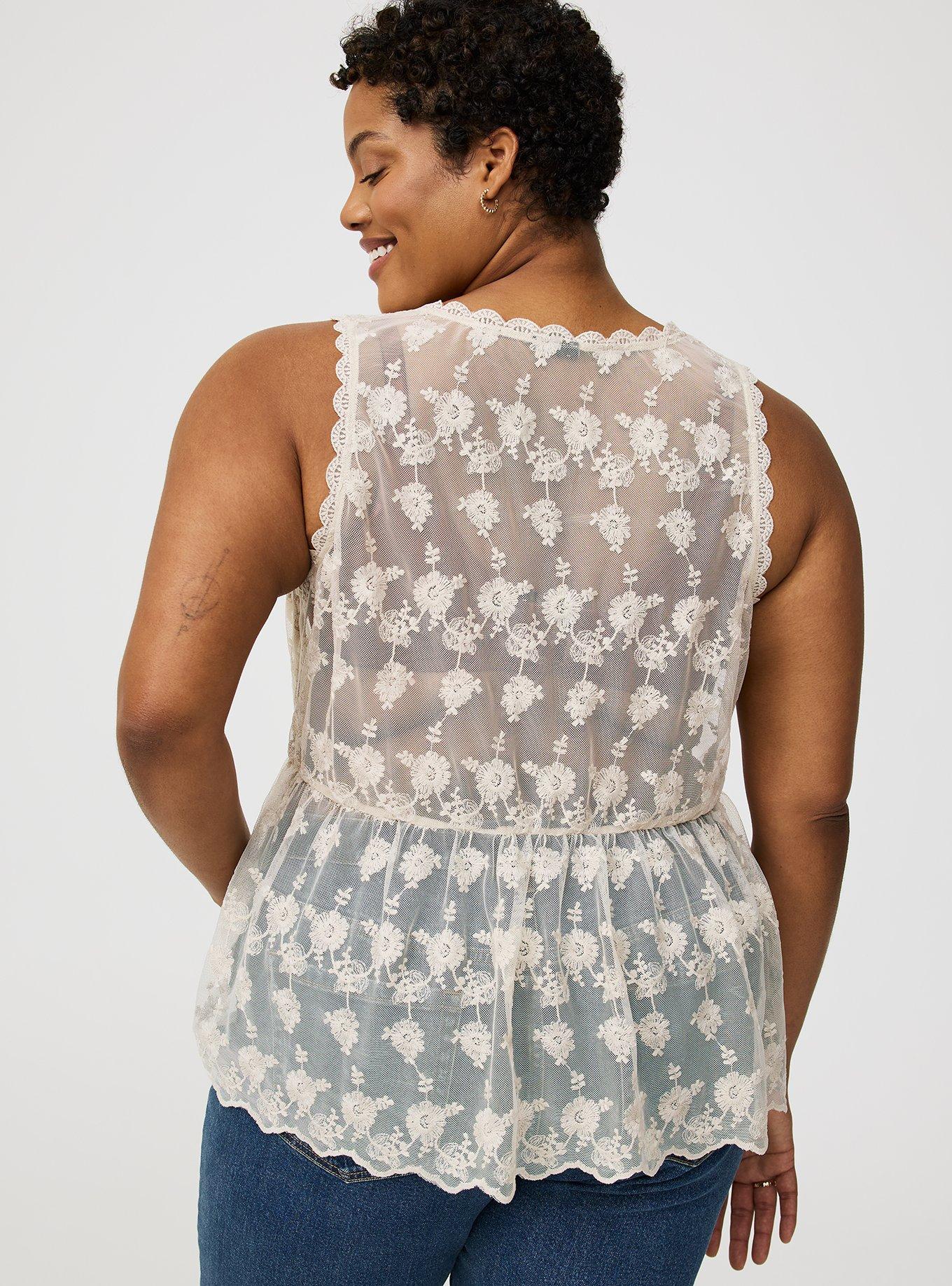 Lace V-Neck Tank