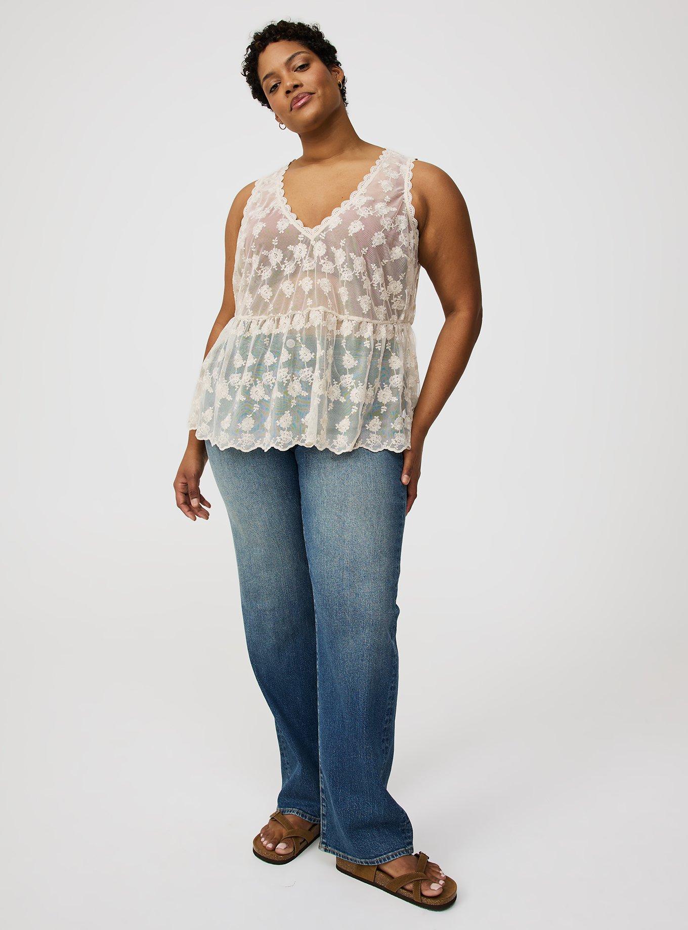 Lace V-Neck Tank