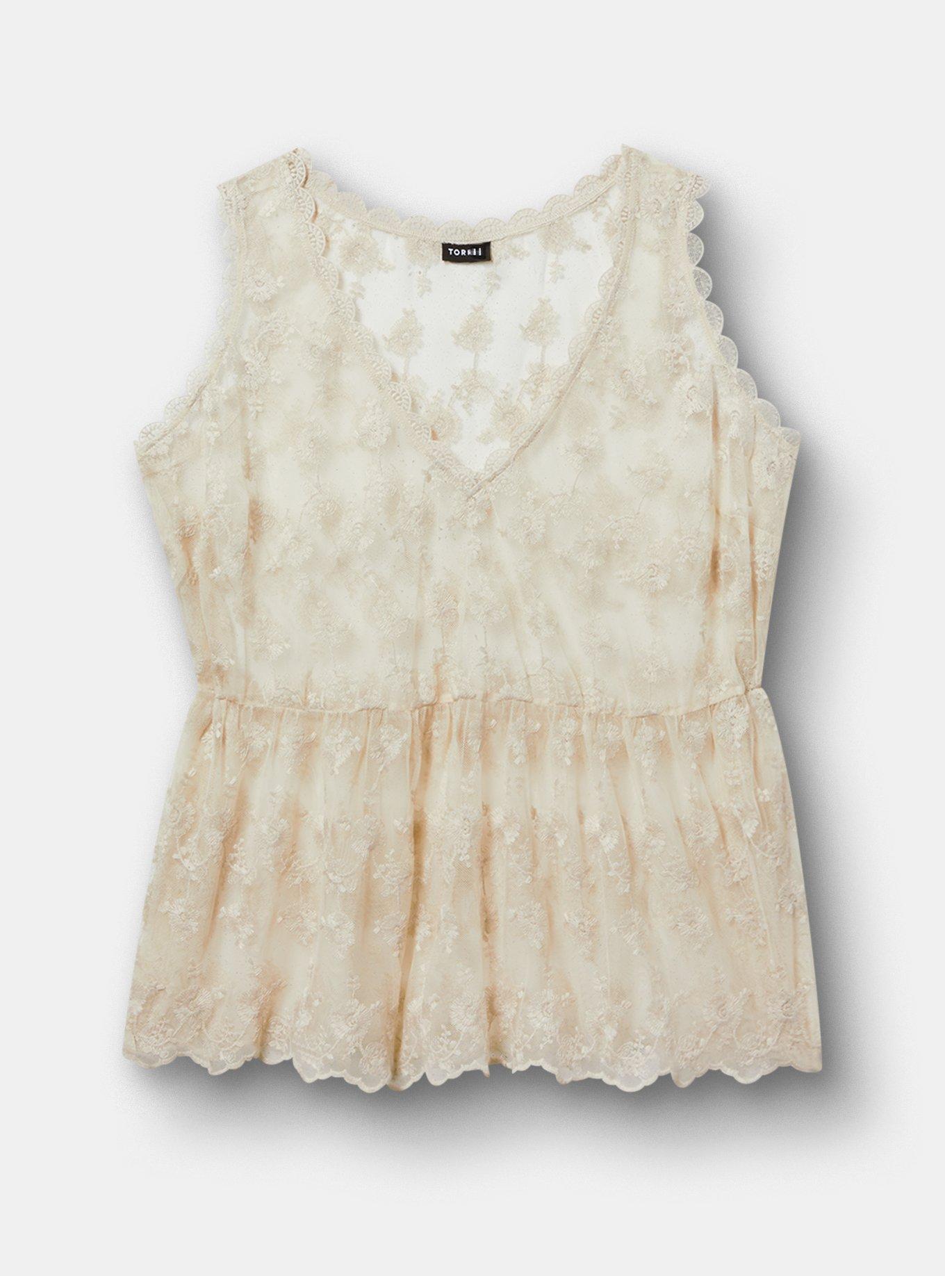 Lace V-Neck Tank