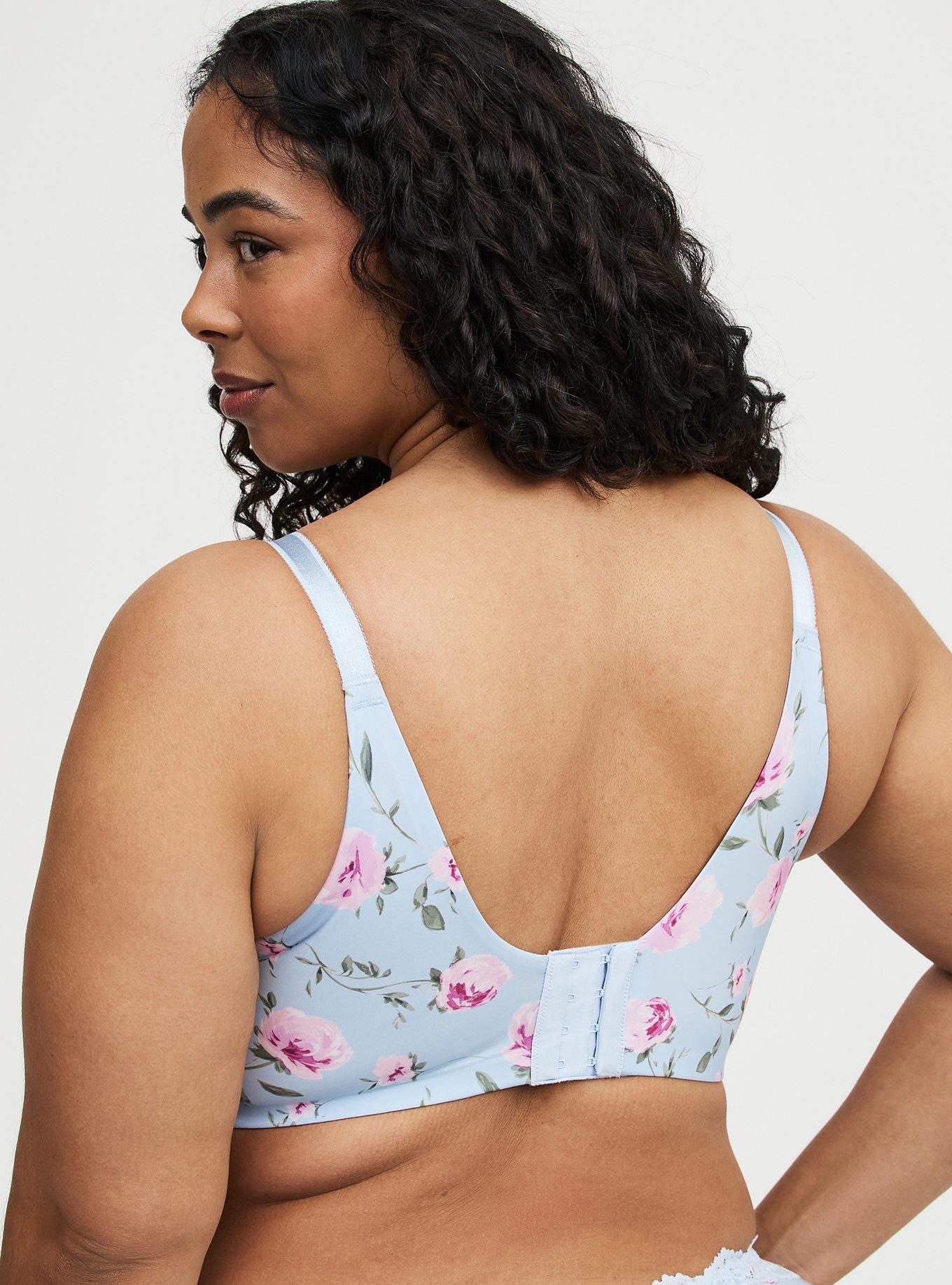 Wire-Free Push-Up Smooth Bra, ANTOINETTE FLORAL, alternate