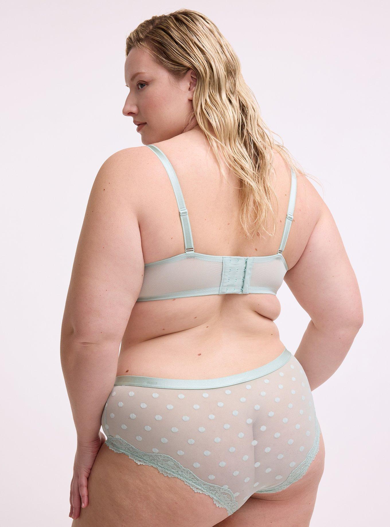 Perfect Coverage Push-Up Mesh Bra, HARBOR GRAY, alternate