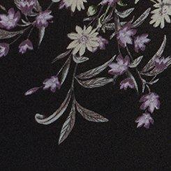 Second Skin Mid Rise Cheeky Panty, SMALL CRYSTAL GARDEN RICH BLACK, swatch