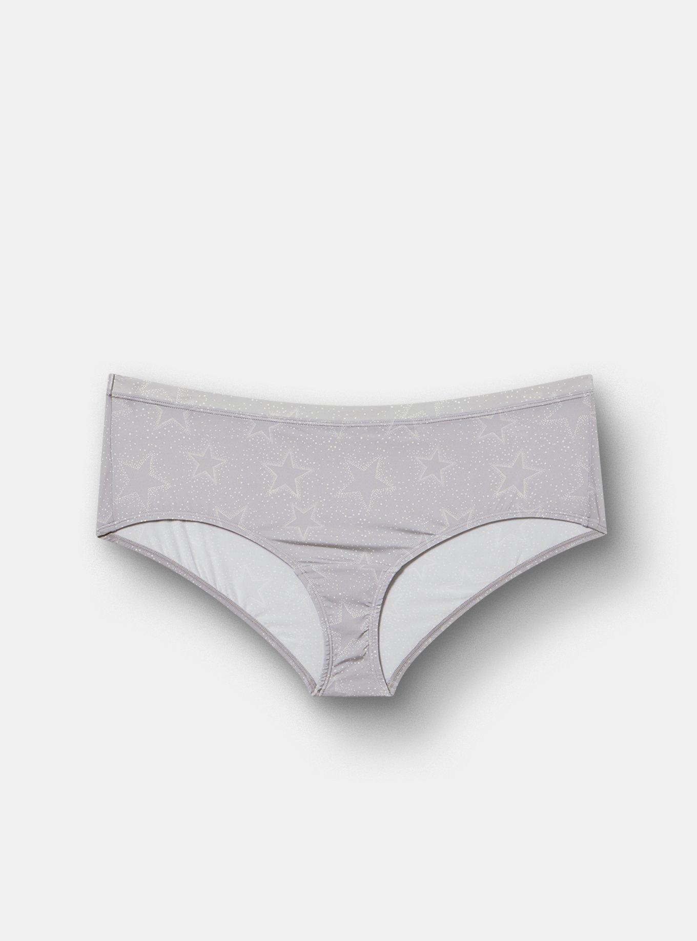 Second Skin Mid-Rise Cheeky Panty, SPARKLE STARS FORMAL GREY, hi-res