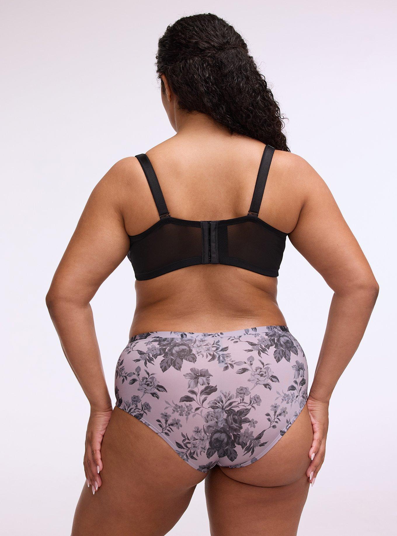 Second Skin Mid-Rise Cheeky Panty, MOODY BOUQUETS FLORAL LAVENDER, alternate